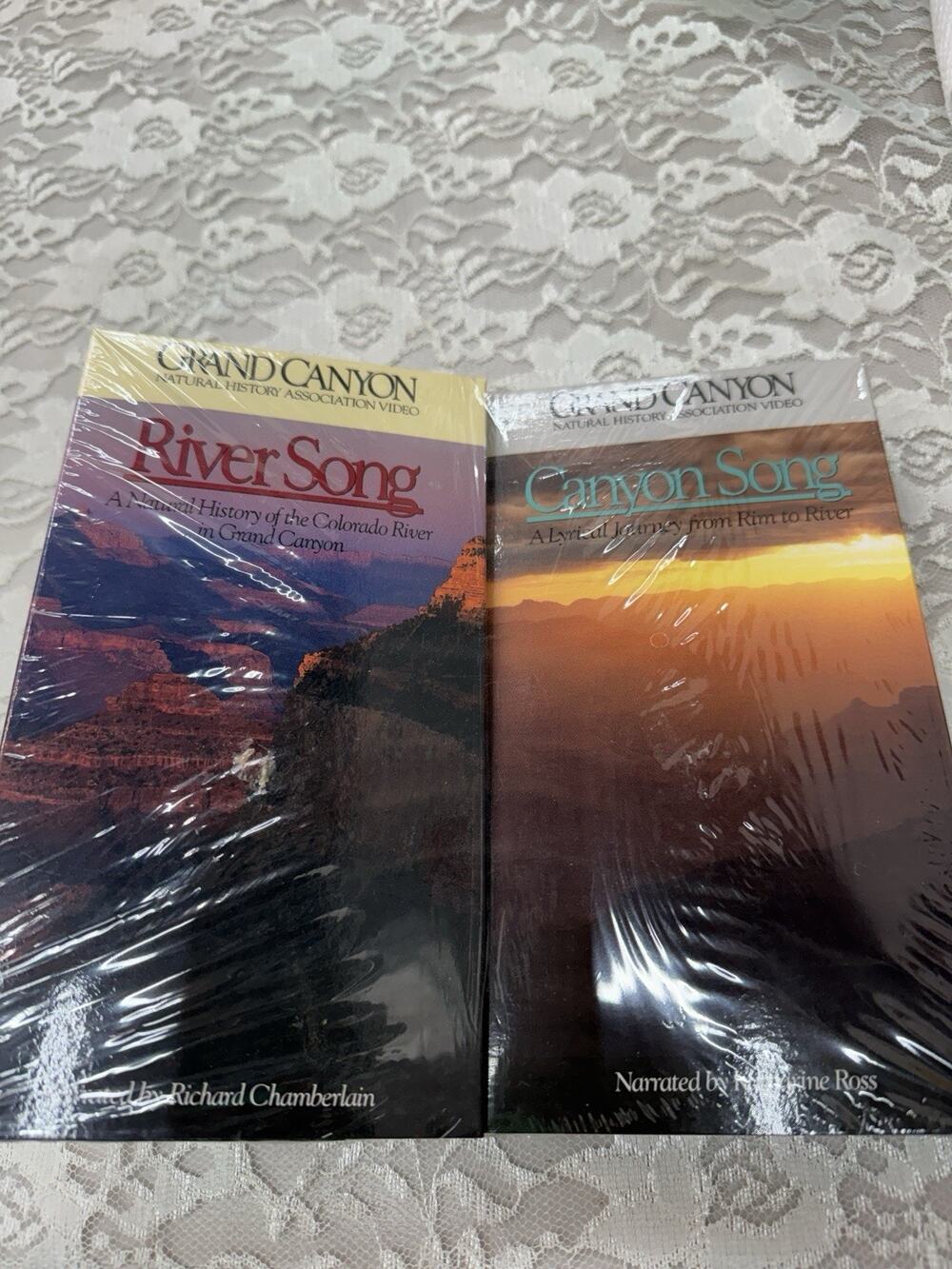 New Vintage Set Of 2 Grand Canyon Song River Song [VHS] Sealed
